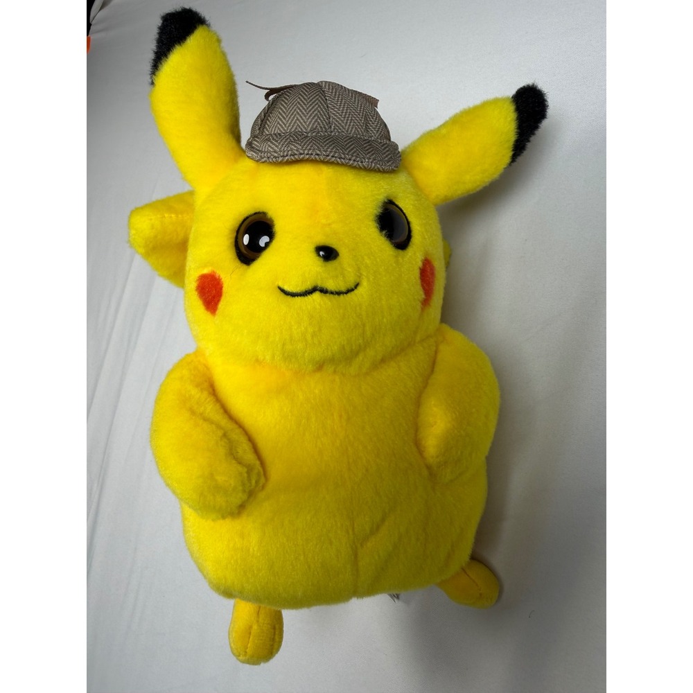 Pokemon Detective Pikachu Plush 8 Inch Wicked Cool Toys WCT Movie 2019 Hat